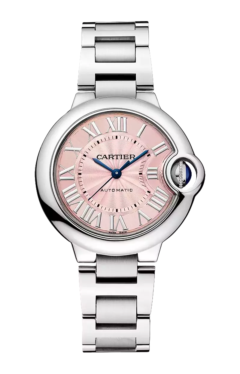 Cartier BALLON BLEU 36 MM, AUTOMATICO, ACCIAIO