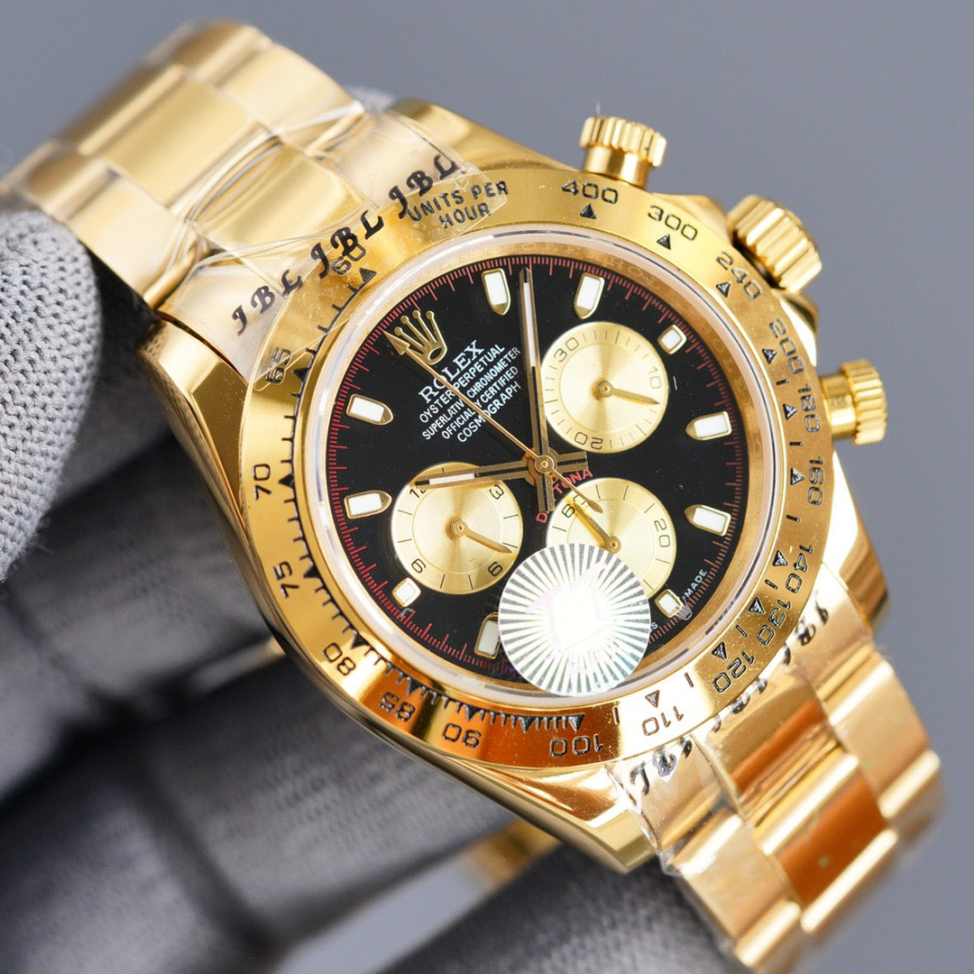 DAYTONA FULL GOLD DIAL BLACK - Il mio negozio