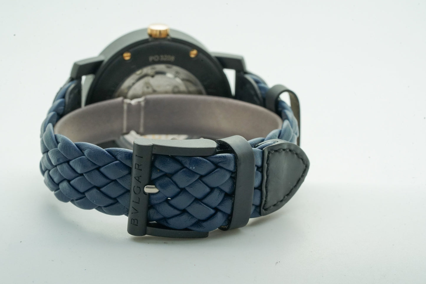 BVLGARI CARBON GOLD INTRECCIATO BLU