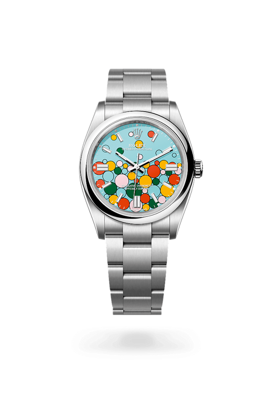 OYSTER PERPETUAL BLUE BALLON PALLONCINO