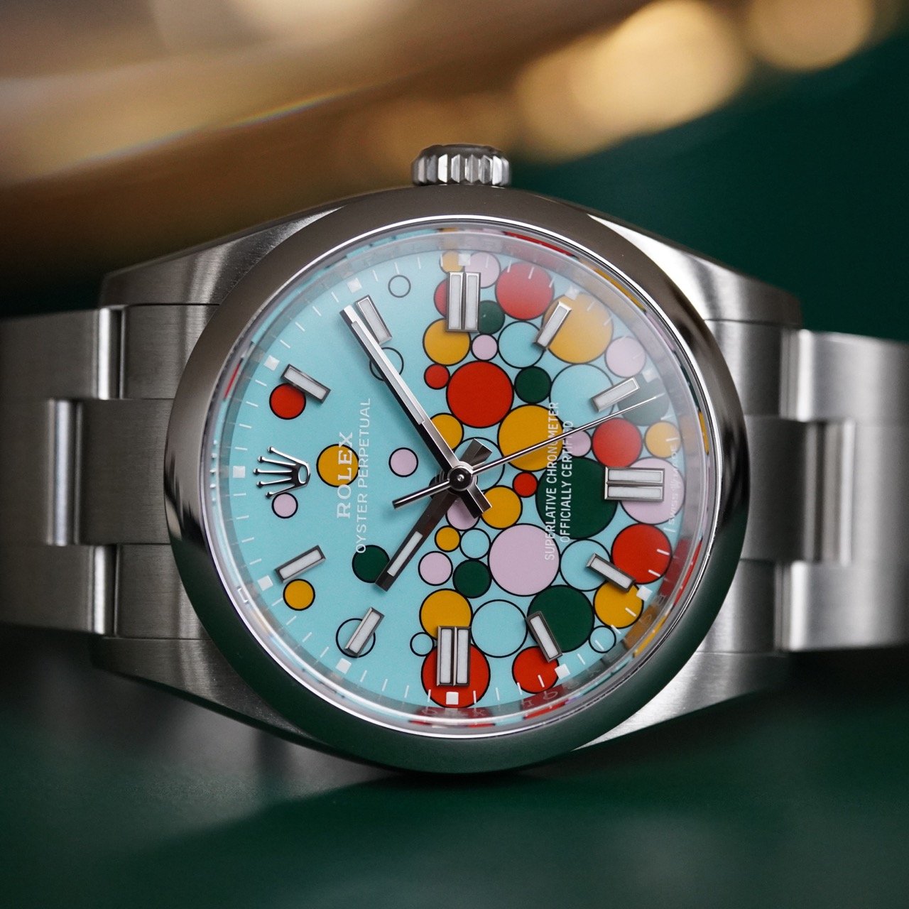 OYSTER PERPETUAL BLUE BALLON PALLONCINO